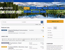 Tablet Screenshot of cmcstudentjobs.com